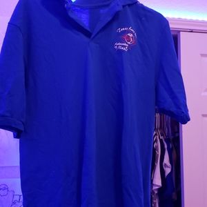 3 for $15!🔥 blue polo with embroidery
